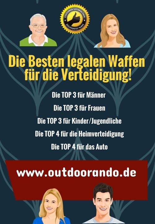 Infografik die besten lagelane waffen für die verteidigung