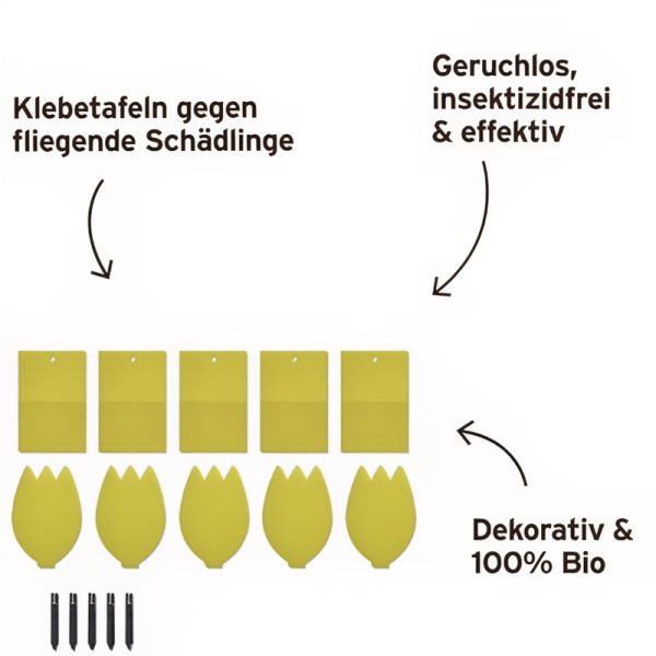 Insektizidfreie Klebetafeln für den ökologischen Pflanzenschutz