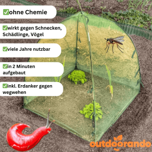 Planenschutzhaube Dome im Garten