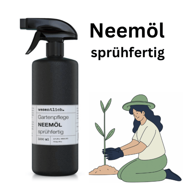 neemöl mit gärtnerin