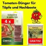 Tomatendünger für Töpfe und Hochbeete