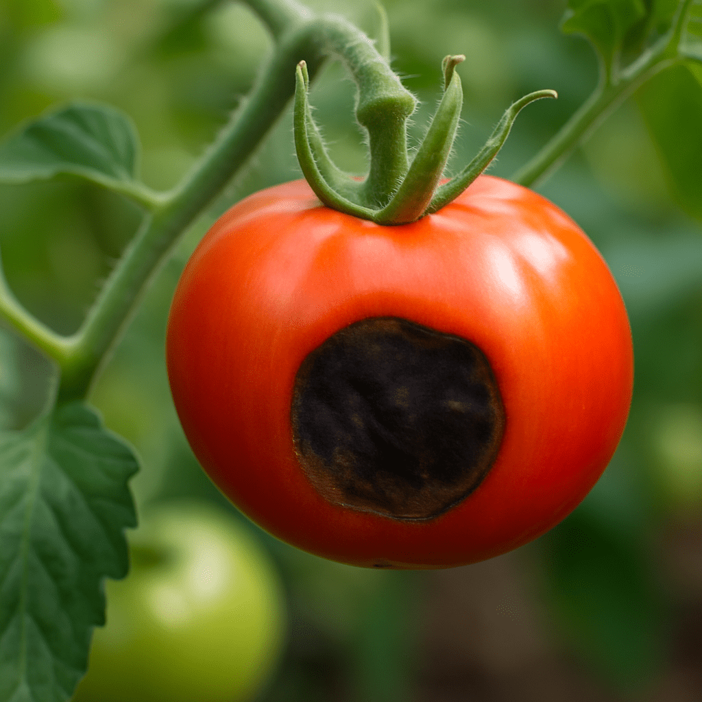 tomate mit blütenendfäule