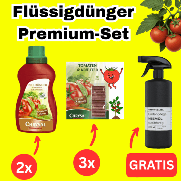 Tomaten Flüssig Dünger Premium Set