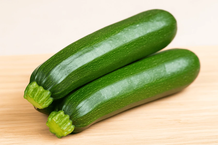Zucchinis sind eingelagert