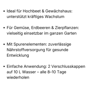 Infos zum Combiflor Dünger